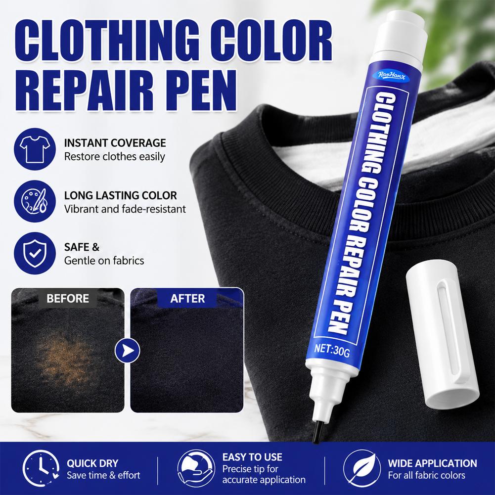 Fountain Pen Ink - Penna per Riparazione Tessuti, Inchiostro Permanente