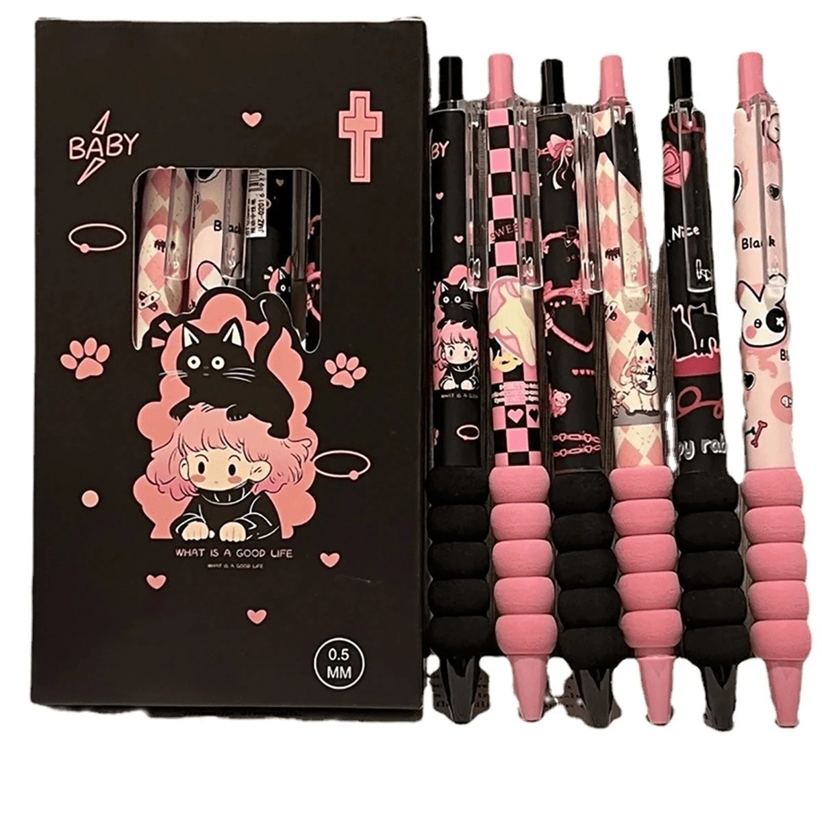 Ideal Stationery & Office Supply - Set di 6 Penne Neutre alla