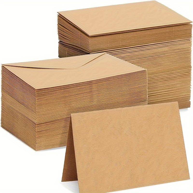 Letter Envelope Kraft - 50/100 pz Buste di Carta Kraft