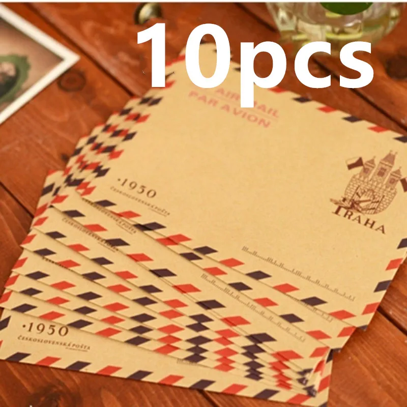 Letter Envelope Kraft - 10 pz 9.7*7.5 cm Retro Popolare