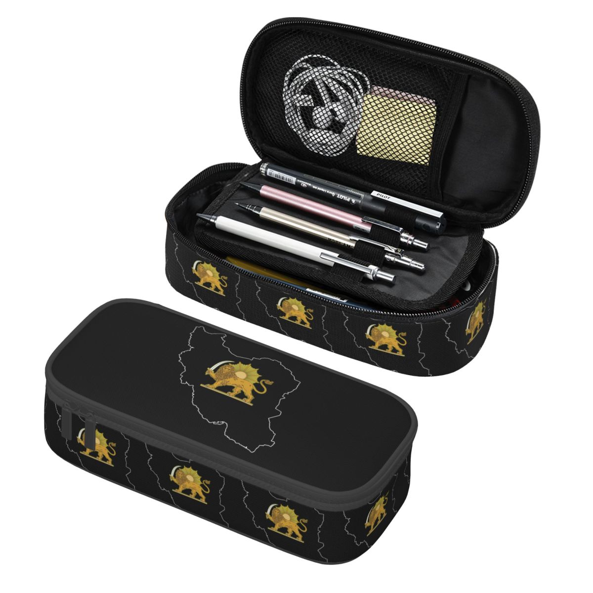 Lion Stationery & Office Supply(Kunshan)Co.Ltd - Astuccio portapenne Iran Black Persian Lion,