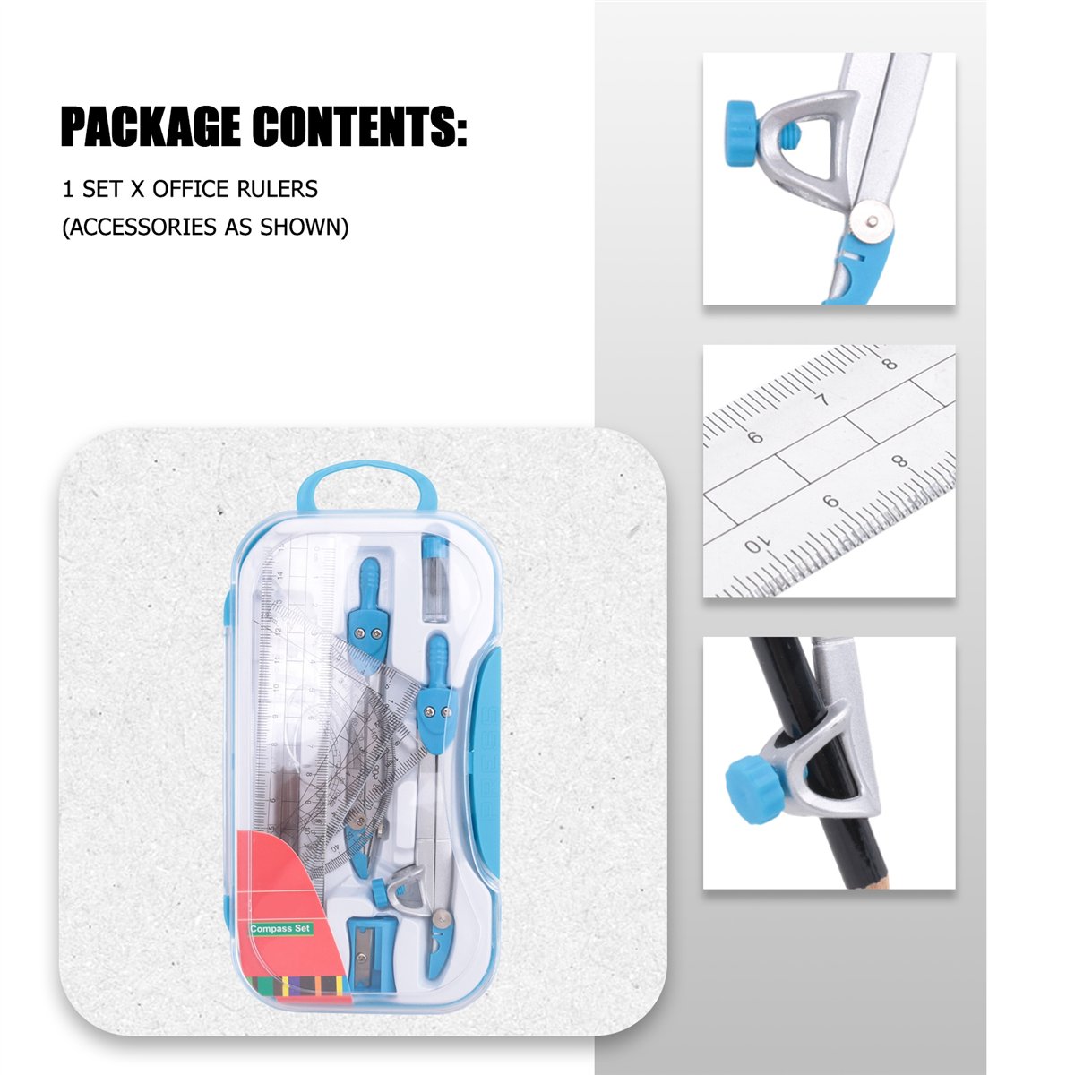 Compass Geometry Set - Set di Compassi Geometrici MALL 10