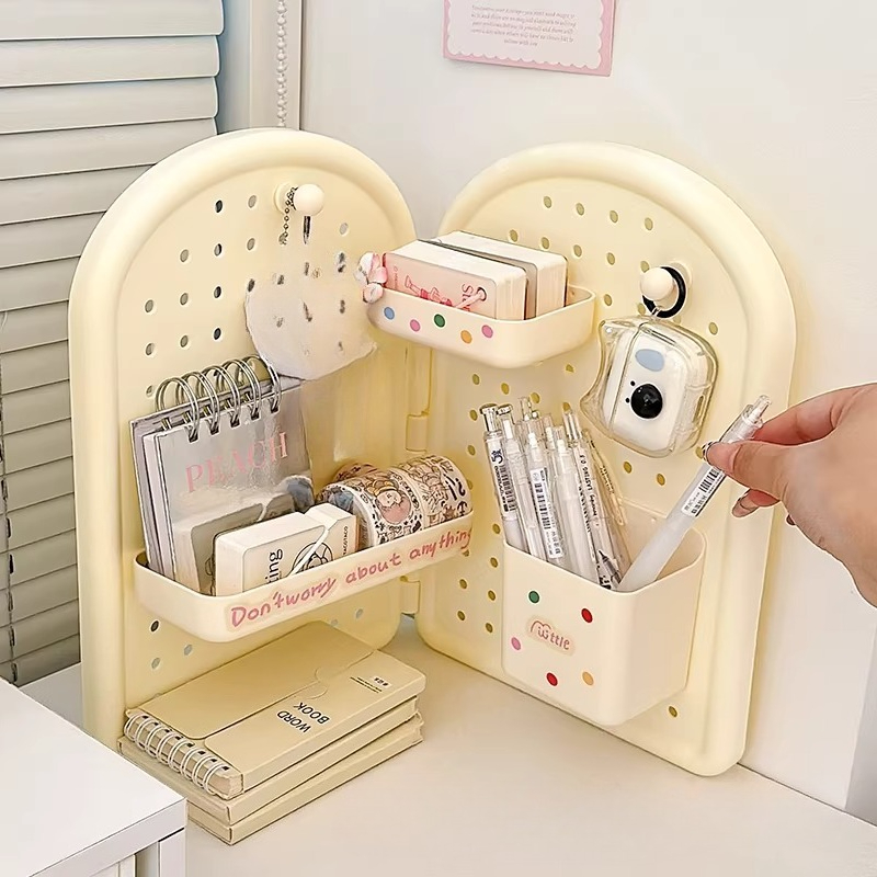 Ideal Stationery & Office Supply - Organizzatore da Scrivania Angolare Pieghevole Carino