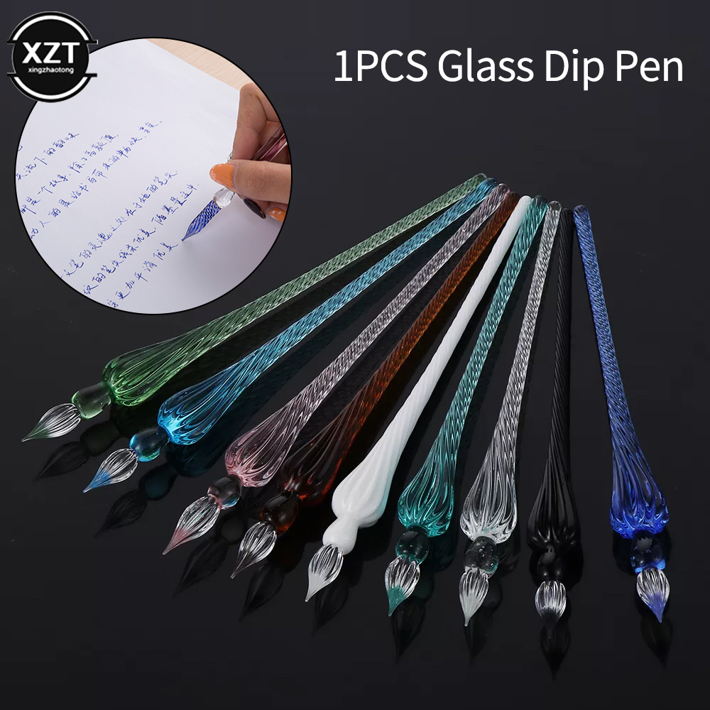 Fountain Pen Ink - 1 pz nuovo vetro Vintage Dip