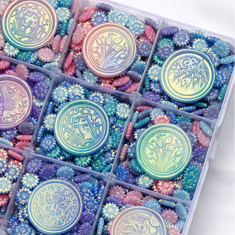 100 pz Colore Misto Glitter Dr - Wax Seal Stamp Kit recensione e prezzo