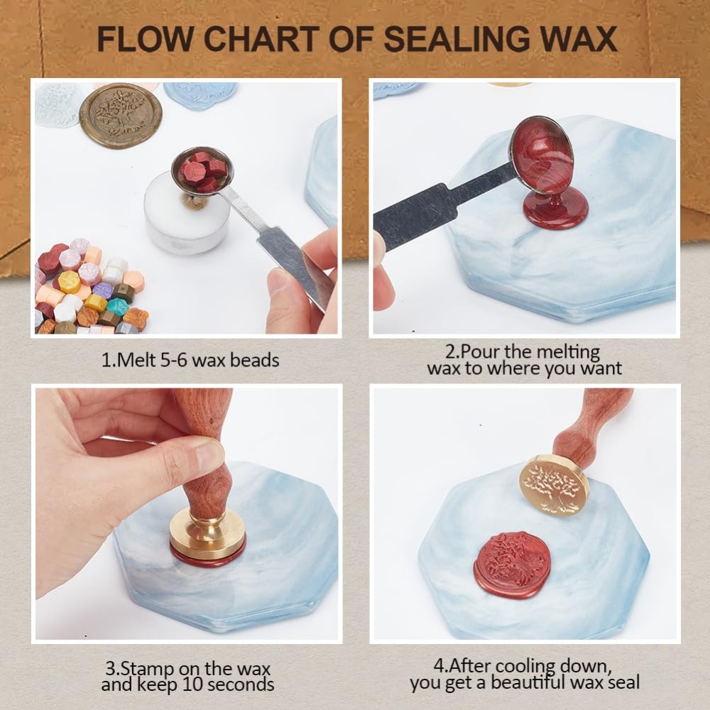 Timbro sigillo di cera Steampu - Wax Seal Stamp Kit recensione e prezzo