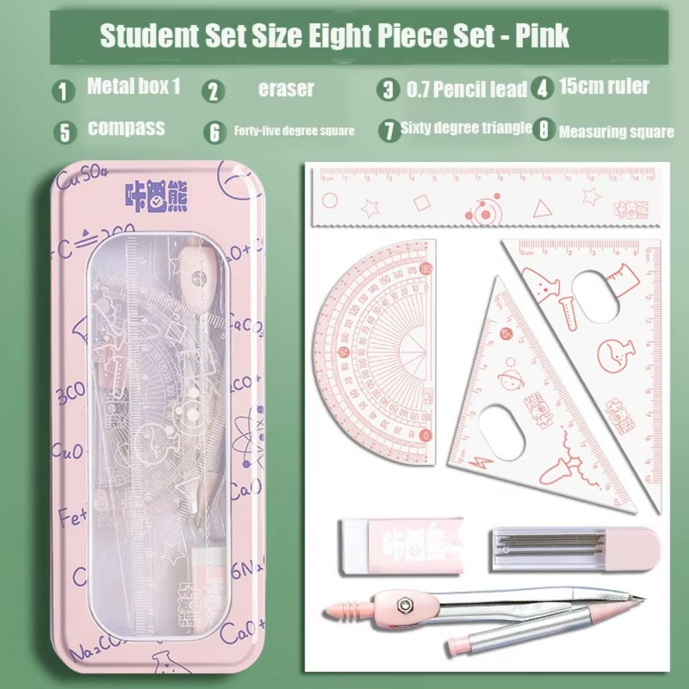 Set di 8 Pezzi Multifunzionale - Compass Geometry Set recensione e prezzo