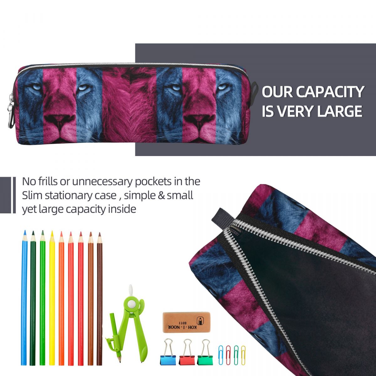 Astuccio portapenne Aston Vill - Lion Stationery & Office Supply(Kunshan)Co.Ltd recensione e prezzo