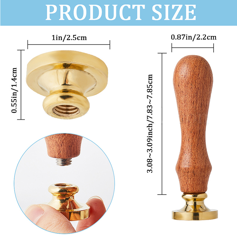Set di 1 timbro per sigillo in - Wax Seal Stamp Kit recensione e prezzo