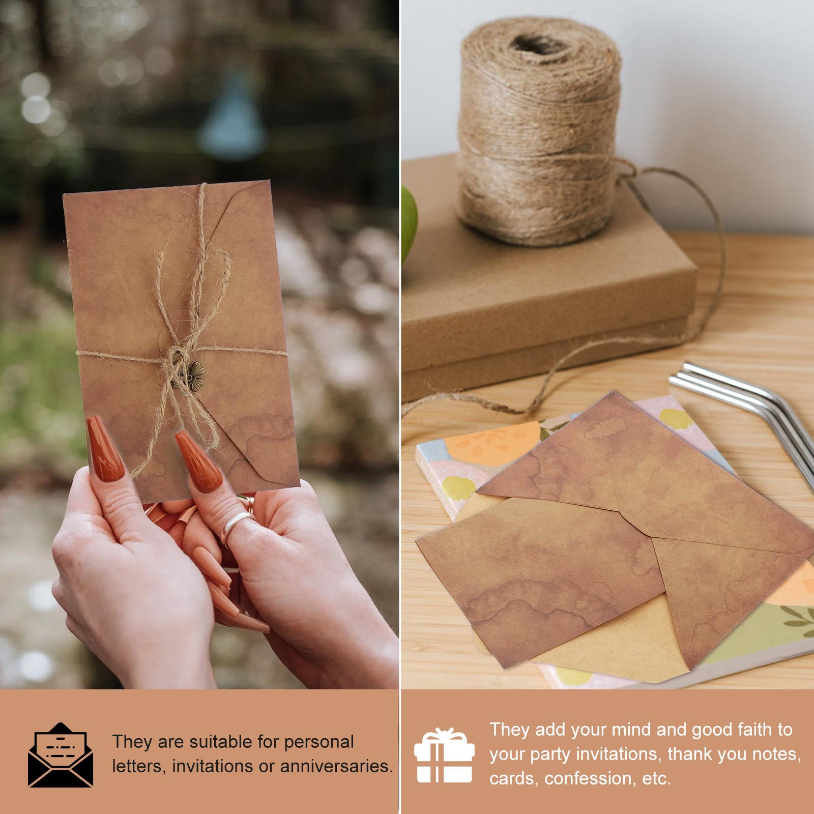 Set di Buste e Carta da Letter - Letter Envelope Kraft recensione e prezzo