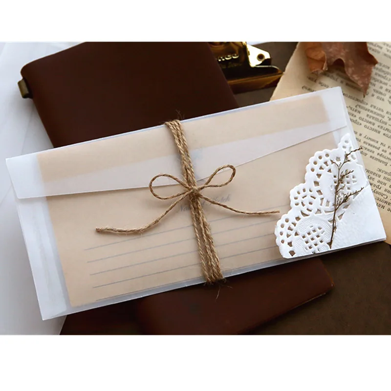 A5 A6 Busta traslucida in cart - Letter Envelope Kraft recensione e prezzo