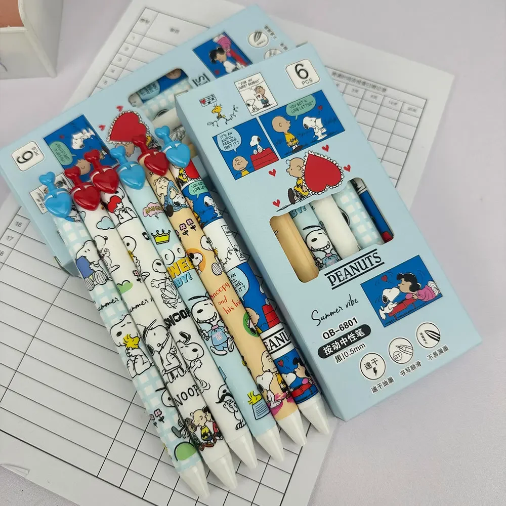 Set di 6 Penne Gel Snoopy 0.5m - Fountain Pen Ink recensione e prezzo