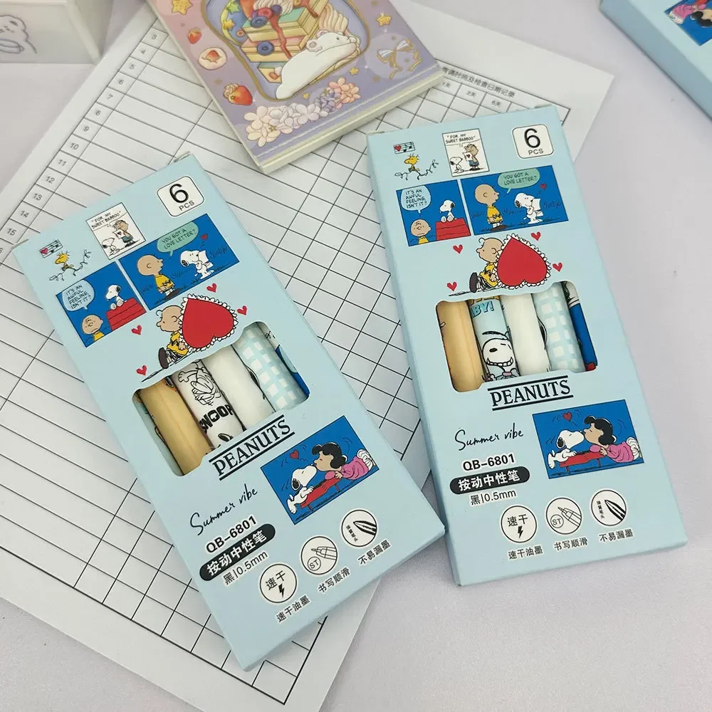 Set di 6 Penne Gel Snoopy 0.5m - Fountain Pen Ink recensione e prezzo