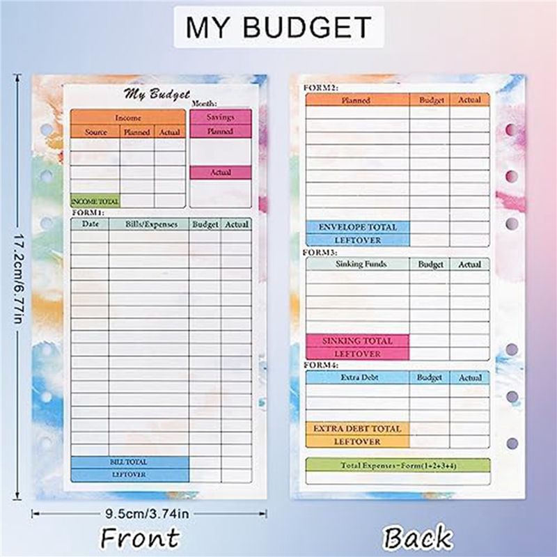 N36R-2 Set di ricariche per ag - Planner Weekly Budget recensione e prezzo