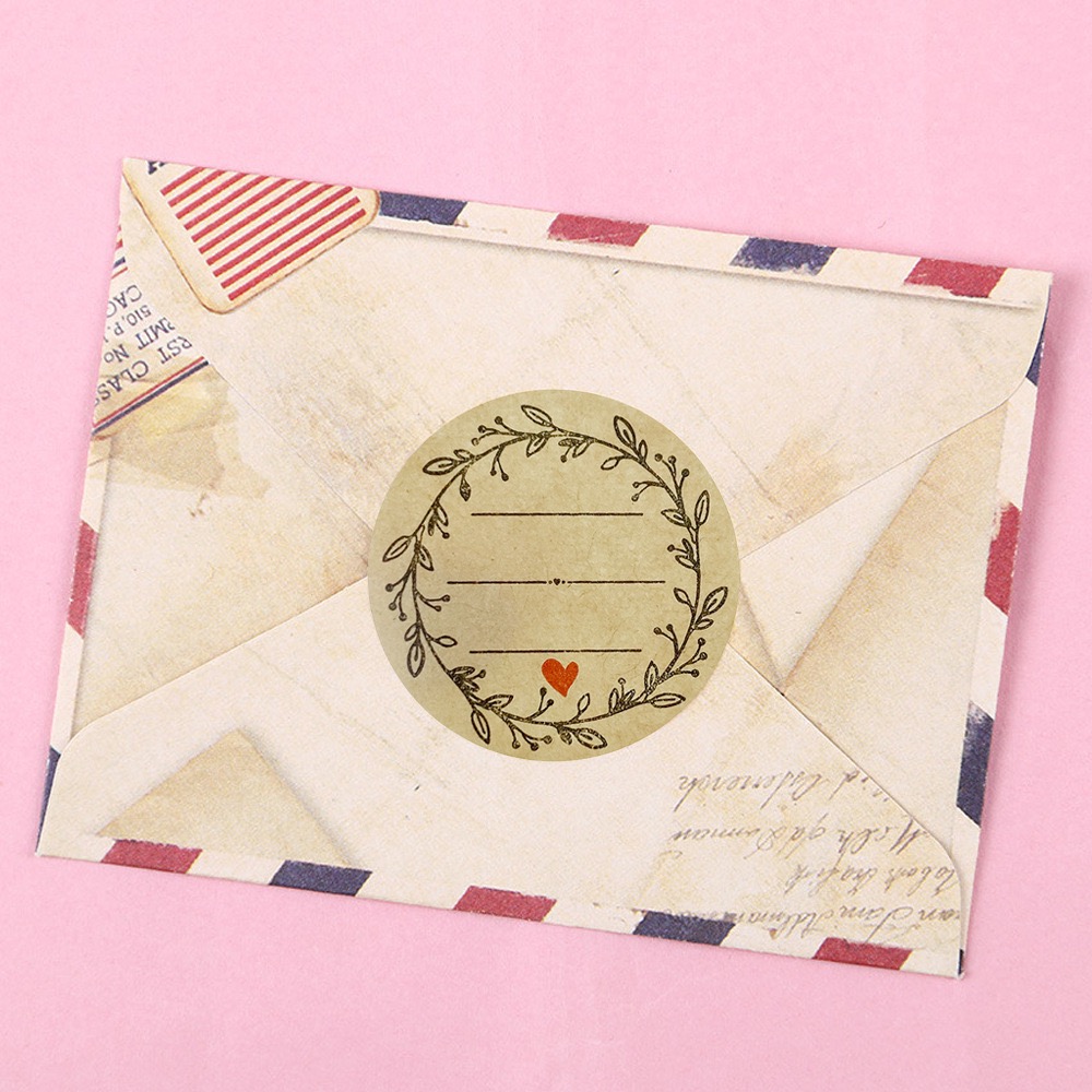 500 pezzi/rotolo adesivi in ca - Letter Envelope Kraft recensione e prezzo