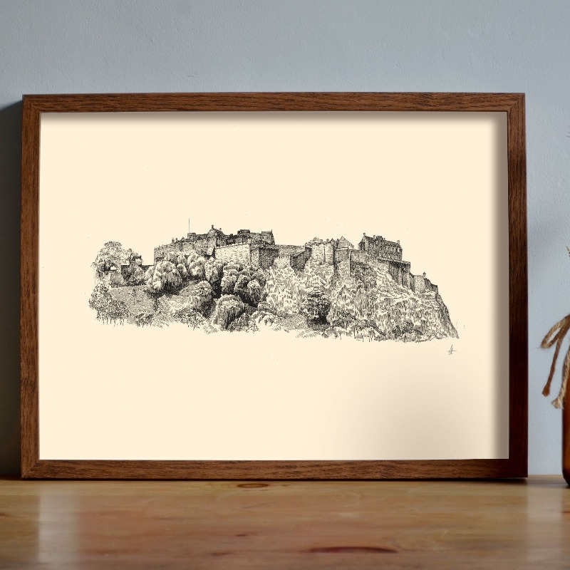 Poster Vintage del Castello di - Fountain Pen Ink recensione e prezzo