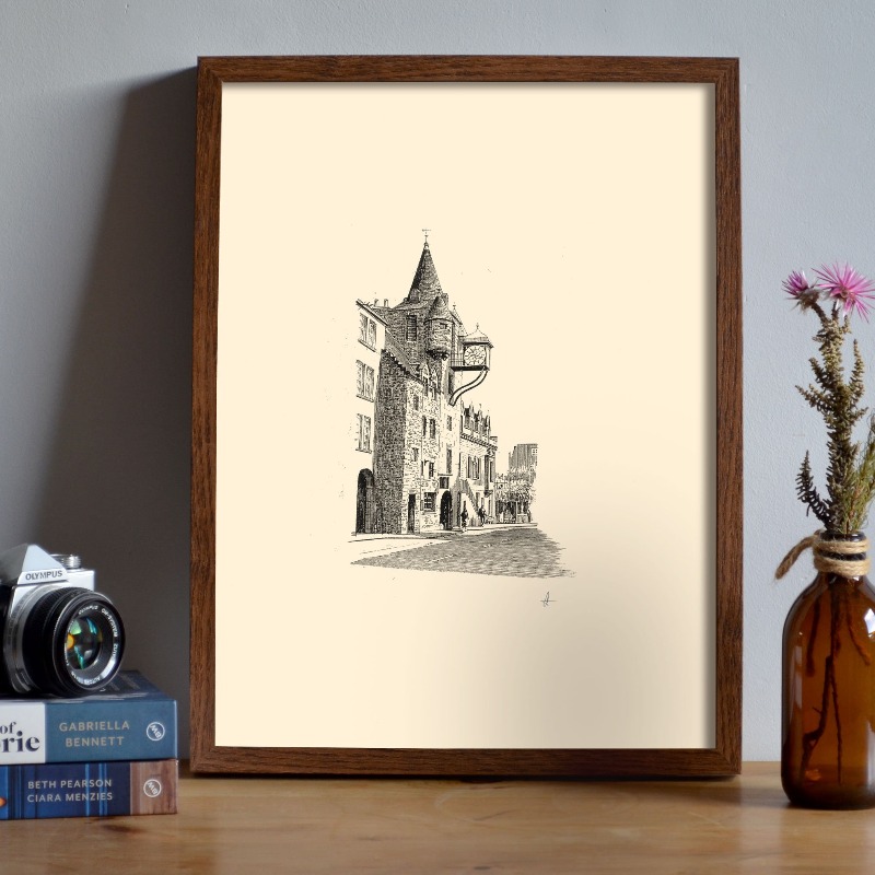 Poster Vintage del Castello di - Fountain Pen Ink recensione e prezzo